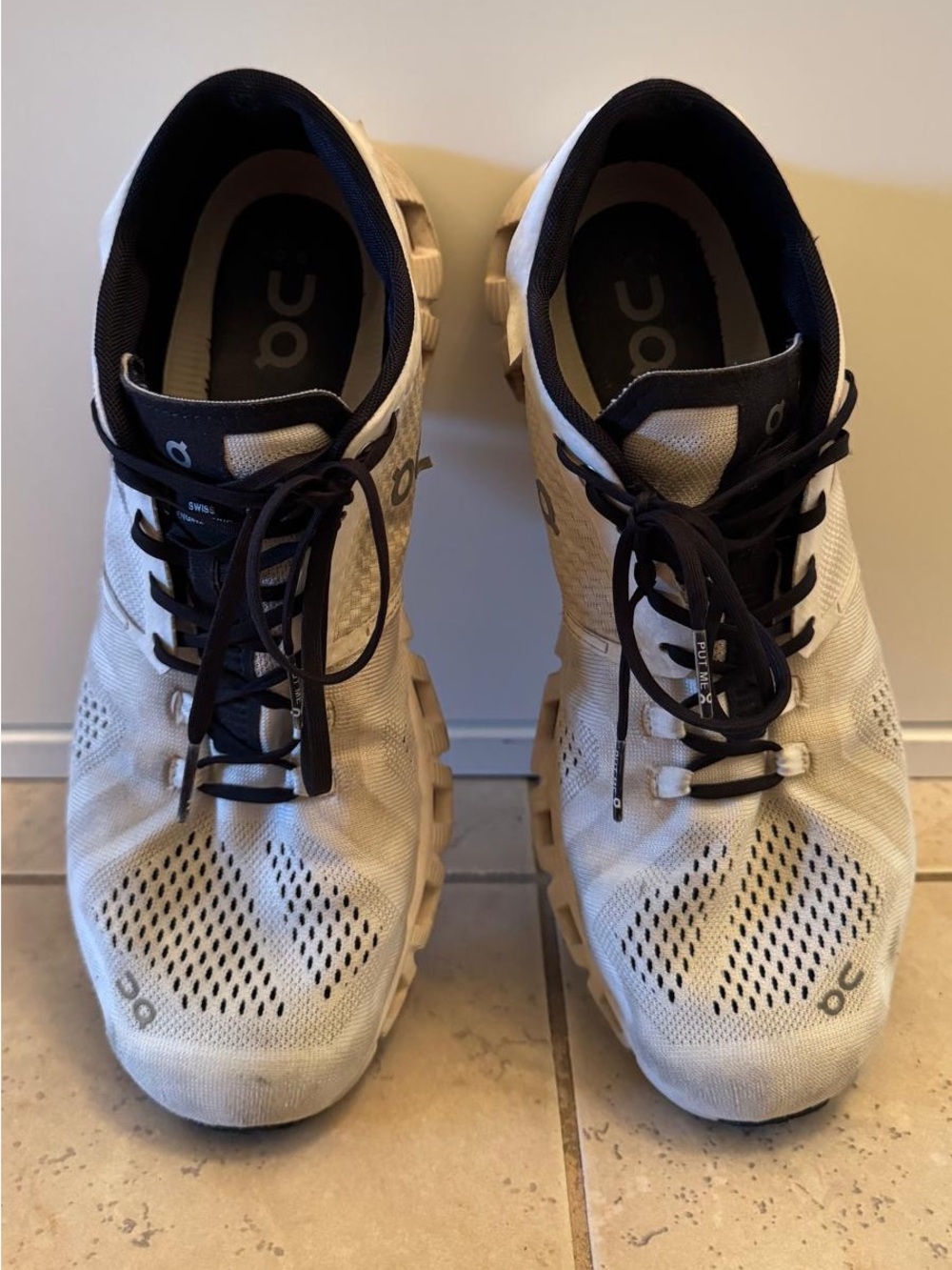 On cloud shoes